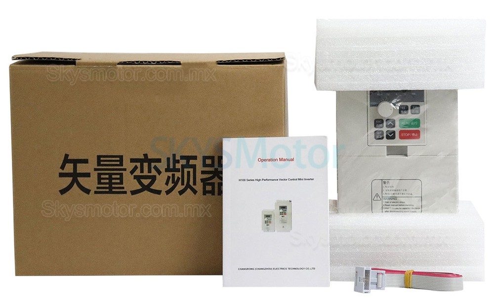 Variador de frecuencia (VFD) 5 HP 3,7 kW H100-3.7S2/H100-3.7T4 220V/380V